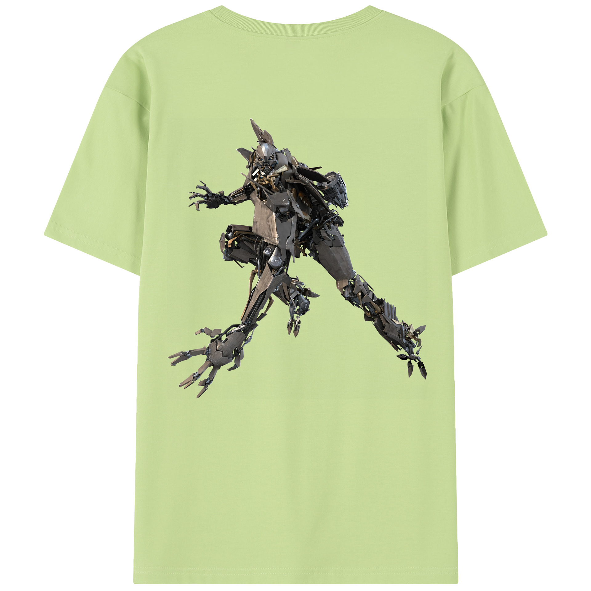 （画像用） Transformers トランスフォーマー 綿100％半袖Tシャツ（背面プリント）